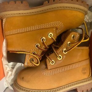 Timberland Wheat Nubuck Toddler Boots